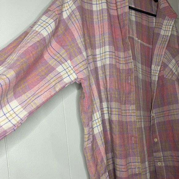 La Miel plaid oversized shacket. Size medium - Picture 5 of 7